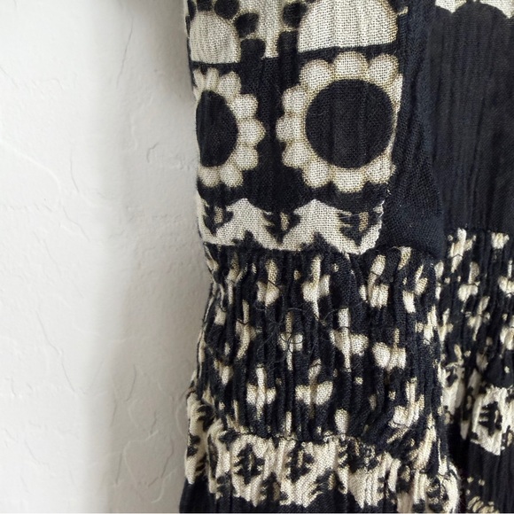 RAGA Black & Cream Boho Maxi Dress - Picture 10 of 12